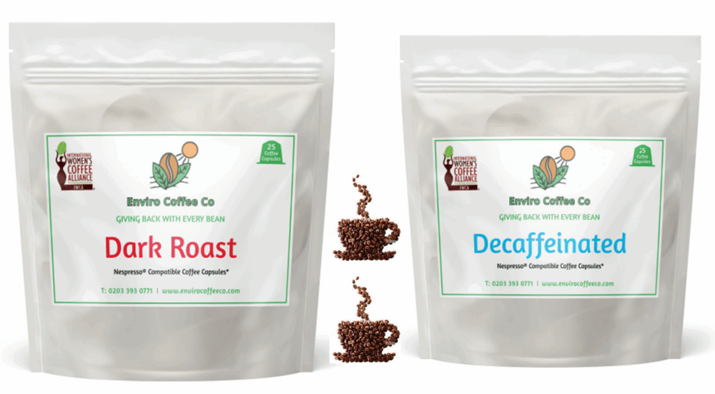 Eco-friendly single cup coffee bags supplied to businesses and homes across the UK